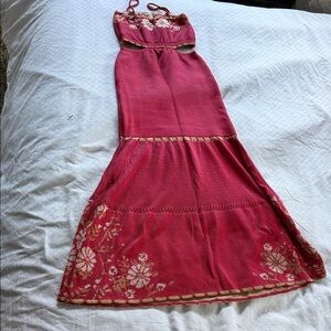 Elegant Red Long Sleeve Dress